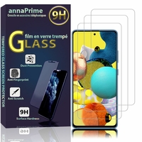 Samsung Galaxy A51 5G UW 6.5" SM-A516V (non compatible Galaxy A51 2019) [Les Dimensions EXACTES du telephone: 158.8 x 73.4 x 8.6 mm]: Lot / Pack de 3 Films de protection d'écran Verre Trempé