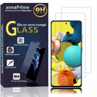 Samsung Galaxy A51 5G UW 6.5" SM-A516V (non compatible Galaxy A51 2019) [Les Dimensions EXACTES du telephone: 158.8 x 73.4 x 8.6 mm]: Lot / Pack de 2 Films de protection d'écran Verre Trempé