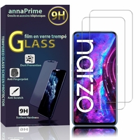 Realme Narzo 30 Pro 5G 6.5" RMX2117 (non compatible Realme Narzo 30 5G): Lot / Pack de 2 Films de protection d'écran Verre Trempé