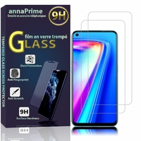 Realme 7 4G 6.5" RMX2155 RMX2151 RMX2163 (non compatible Realme 7 Pro/ 7 5G/ 7i): Lot / Pack de 2 Films de protection d'écran Verre Trempé