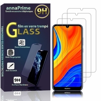 Huawei Y6S (2019)/ Honor 8A 2020/ 8A Prime 6.09" JAT-LX3 JAT-L29 JAT-LX1 JAT-L41[Les Dimensions EXACTES du telephone: 156.3 x 73.5 x 8 mm]: Lot / Pack de 3 Films de protection d'écran Verre Trempé