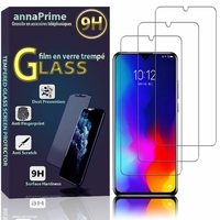 Lenovo K10 Note/ Z6 Youth/ Z6 Lite 6.3" PAFR0026IN PAFR0026 PAFR0033IN PAFR0033 PAFR0013IN PAFR0013 L38111: Lot / Pack de 3 Films de protection d'écran Verre Trempé