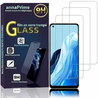 Oppo Reno7 4G/ Oppo F21 Pro 4G 6.43" CPH2363 (non compatible avec Oppo F21 Pro 5G): Lot / Pack de 3 Films de protection d'écran Verre Trempé