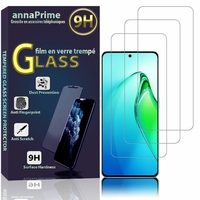 Oppo Reno8 Pro 6.62" PGAM10 (non compatible avec Oppo Reno8 6.43"): Lot / Pack de 3 Films de protection d'écran Verre Trempé