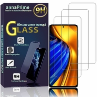 Xiaomi Poco F4 6.67" (non compatible avec Xiaomi Poco F4 GT): Lot / Pack de 3 Films de protection d'écran Verre Trempé