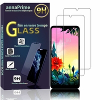 LG K50S 6.5" LMX540HM LM-X540 LM-X540BMW LMX540BMW (non compatible avec LG K50 6.26"): Lot / Pack de 2 Films de protection d'écran Verre Trempé