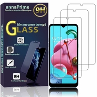 LG Q51 6.5" LM-Q510N: Lot / Pack de 3 Films de protection d'écran Verre Trempé