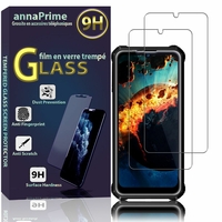 OUKITEL WP15 6.52" [Dimensions du téléphone: 178.2 x 86.2 x 23.8 mm]: Lot / Pack de 2 Films de protection d'écran Verre Trempé