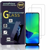 Ulefone Note 13P 6.5" [Les Dimensions EXACTES du telephone: 162.3 x 75.7 x 9.9 mm]: Lot / Pack de 2 Films de protection d'écran Verre Trempé