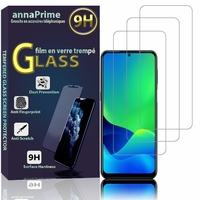 Ulefone Note 13P 6.5" [Les Dimensions EXACTES du telephone: 162.3 x 75.7 x 9.9 mm]: Lot / Pack de 3 Films de protection d'écran Verre Trempé