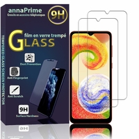 Samsung Galaxy A04 6.5" SM-A045F SM-A045M SM-A045F/DS SM-A045M/DS (non compatible avec Galaxy A04S): Lot / Pack de 2 Films de protection d'écran Verre Trempé