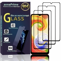 Samsung Galaxy A04 6.5" SM-A045F SM-A045M SM-A045F/DS SM-A045M/DS (non compatible avec Galaxy A04S): Lot / Pack de 3 Films de protection d'écran Verre Trempé