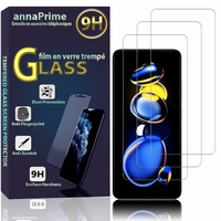 Xiaomi Redmi K50i 6.6" 22041216I (non compatible avec Xiaomi Redmi K50 6.67"): Lot / Pack de 3 Films de protection d'écran Verre Trempé