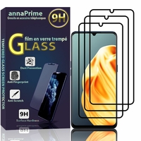 Oppo A91/ Oppo F15/ Oppo Reno3 4G 6.4" CPH2001 CPH2021 PCPM00 CPH2043 (non compatible Oppo Reno 3 5G) [Les Dimensions EXACTES du telephone: 160.2 x 73.3 x 7.9 mm]: Lot / Pack de 3 Films de protection d'écran Verre Trempé