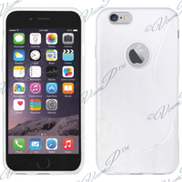 Apple iPhone 6 Plus/ 6s Plus: Accessoire Housse Etui Pochette Coque S silicone gel - BLANC