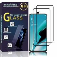 Oppo Reno2 F/ Reno 2F 6.5" CPH1989 (non compatible Oppo Reno 2): Lot / Pack de 2 Films de protection d'écran Verre Trempé