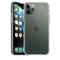Apple iPhone 11 Pro 5.8" A2215 A2160 A2217 (non compatible iPhone 11 6.1"/ iPhone 11 Pro Max 6.5"): Coque Silicone gel UltraSlim et Ajustement parfait - TRANSPARENT