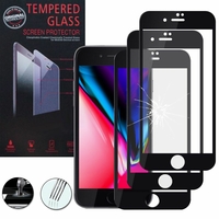 Apple iPhone SE (2022) 4.7"/ SE3/ SE (3rd generation) A2783 A2595 A2785 A2782 A2784: Lot / Pack de 3 Films de protection d'écran Verre Trempé