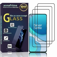 OnePlus 8T/ 8T+ 5G 6.55" KB2001 KB2000 KB2003 (non compatible OnePlus 8): Lot / Pack de 3 Films de protection d'écran Verre Trempé