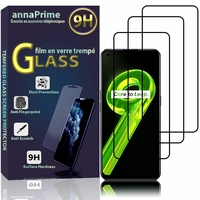 Realme 9 4G/ Realme Narzo 50 Pro 6.4" RMX3521 (non compatible avec Realme 9 5G/ Realme Narzo 50 6.6"): Lot / Pack de 3 Films de protection d'écran Verre Trempé