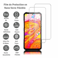 DOOGEE V20 5G 6.43" [Dimensions du téléphone: 170.5 x 81.2 x 14 mm]: 2 Films Protection d'écran en Verre Nano Fléxible, Dureté 9H Inrayable Incassable Invisible Ultra Résistant