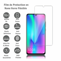 Huawei Honor 10 Lite 6.21" HRY-AL00/ HRY-AL00a/ HRY-TL00 (non compatible Huawei Honor 10 5.84"): 1 Film Protection d'écran en Verre Nano Fléxible, Dureté 9H Inrayable Incassable Invisible Ultra Résistant