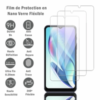 Motorola Moto G50 5G 6.5" (non compatible Motorola Moto G50 164.9mn): 3 Films Protection d'écran en Verre Nano Fléxible, Dureté 9H Inrayable Incassable Invisible Ultra Résistant