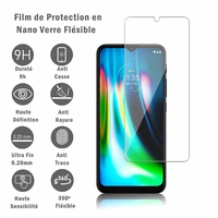 Motorola Moto G9 Play 6.5"/ Moto G9 (India) [Les Dimensions EXACTES du telephone: 165.2 x 75.7 x 9.2 mm]: 1 Film Protection d'écran en Verre Nano Fléxible, Dureté 9H Inrayable Incassable Invisible Ultra Résistant