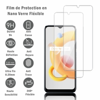 Realme C11 (2021)/ Realme C20/ C20A RMX3231 RMX3063 RMX3061 (non compatible avec Realme C11 (2020)): 2 Films Protection d'écran en Verre Nano Fléxible, Dureté 9H Inrayable Incassable Invisible Ultra Résistant