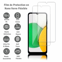 Samsung Galaxy A03 Core 6.5" SM-A032F SM-A032M SM-A032F/DS SM-A032M/DS (non compatible Galaxy A03/ A03S): 2 Films Protection d'écran en Verre Nano Fléxible, Dureté 9H Inrayable Incassable Invisible Ultra Résistant