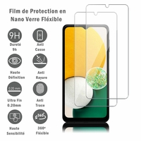 Samsung Galaxy A13 5G 6.5" SM-A136U SM-A136U1: 2 Films Protection d'écran en Verre Nano Fléxible, Dureté 9H Inrayable Incassable Invisible Ultra Résistant