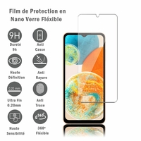 Samsung Galaxy A23 5G 6.6" SM-A236E SM-A236M SM-A236U: 1 Film Protection d'écran en Verre Nano Fléxible, Dureté 9H Inrayable Incassable Invisible Ultra Résistant