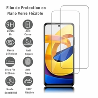 Xiaomi Poco M4 Pro 5G 6.6" 21091116AG MZB0BGVIN: 2 Films Protection d'écran en Verre Nano Fléxible, Dureté 9H Inrayable Incassable Invisible Ultra Résistant
