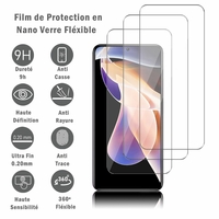 Xiaomi Redmi Note 11 Pro+ Plus 6.67" (non compatible avec Xiaomi Redmi Note 11/ Note 11 Pro/ Note 11 Pro 5G): 3 Films Protection d'écran en Verre Nano Fléxible, Dureté 9H Inrayable Incassable Invisible Ultra Résistant