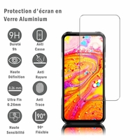 DOOGEE V20 5G 6.43" [Dimensions du téléphone: 170.5 x 81.2 x 14 mm]: 1 Film Protection d'écran en verre d'aluminium super résistant 9H, définition HD, anti-rayures, anti-empreintes digitales