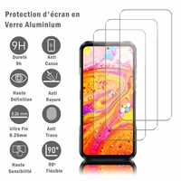 DOOGEE V20 5G 6.43" [Dimensions du téléphone: 170.5 x 81.2 x 14 mm]: 3 Films Protection d'écran en verre d'aluminium super résistant 9H, définition HD, anti-rayures, anti-empreintes digitales