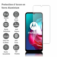 Motorola Moto G10/ G20/ G30 6.5" XT2129-1 XT2129-2 XT2128-1 XT2128-2 XT2127-2 PAML0000IN: 1 Film Protection d'écran en verre d'aluminium super résistant 9H, définition HD, anti-rayures, anti-empreintes digitales