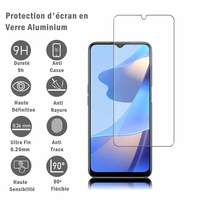 Oppo A16/ A16S/ A54S 6.52" CPH2269 CPH2271 CPH2273 (non compatible avec Oppo A54 6.51"/ Oppo A54 5G 6.5"): 1 Film Protection d'écran en verre d'aluminium super résistant 9H, définition HD, anti-rayures, anti-empreintes digitales