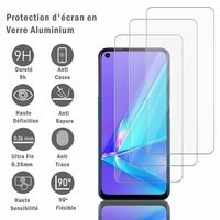 Oppo A72 4G/ A52/ A92 6.5" CPH2067 CPH2061 CPH2069 PADM00 PDAM10 CPH2059 (non compatible Oppo A72 5G): 3 Films Protection d'écran en verre d'aluminium super résistant 9H, définition HD, anti-rayures, anti-empreintes digitales