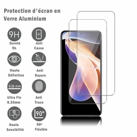 Xiaomi Redmi Note 11 Pro+ Plus 6.67" (non compatible avec Xiaomi Redmi Note 11/ Note 11 Pro/ Note 11 Pro 5G): 2 Films Protection d'écran en verre d'aluminium super résistant 9H, définition HD, anti-rayures, anti-empreintes digitales