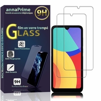 Alcatel 1V (2021) 6.52" 6002A 6002D (non compatible avec Alcatel 1V (2020) 6.22"): Lot / Pack de 2 Films de protection d'écran Verre Trempé