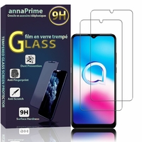 Alcatel 3L (2020) 6.22" 5029Y 5029 5029D 5029D_EEA 5029Y_EEA (non compatible avec Alcatel 3L (2019) 5.94"/ Alcatel 3L (2021) 6.52"): Lot / Pack de 2 Films de protection d'écran Verre Trempé