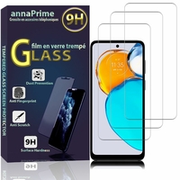 Motorola Moto E22S 6.5" (non compatible avec Motorola Moto E22): Lot / Pack de 3 Films de protection d'écran Verre Trempé