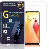 Oppo Reno8 Z 6.43" (non compatible avec Oppo Reno8): Lot / Pack de 2 Films de protection d'écran Verre Trempé