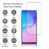 Samsung Galaxy S10 Lite 6.7" SM-G770F G770F/DS G770F/DSM (non compatible Galaxy S10/ S10+): 1 Film Protection d'écran en Verre Nano Fléxible, Dureté 9H Inrayable Incassable Invisible Ultra Résistant