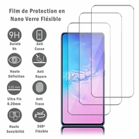 Samsung Galaxy S10 Lite 6.7" SM-G770F G770F/DS G770F/DSM (non compatible Galaxy S10/ S10+): 3 Films Protection d'écran en Verre Nano Fléxible, Dureté 9H Inrayable Incassable Invisible Ultra Résistant