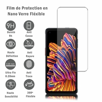Samsung Galaxy Xcover Pro 6.3" SM-G715FN/DS G715FN G715F G715W G715U G715U1: 1 Film Protection d'écran en Verre Nano Fléxible, Dureté 9H Inrayable Incassable Invisible Ultra Résistant