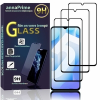 Vivo iQOO U5 6.58" V2165A (non compatible avec vivo iQOO U5x): Lot / Pack de 3 Films de protection d'écran Verre Trempé