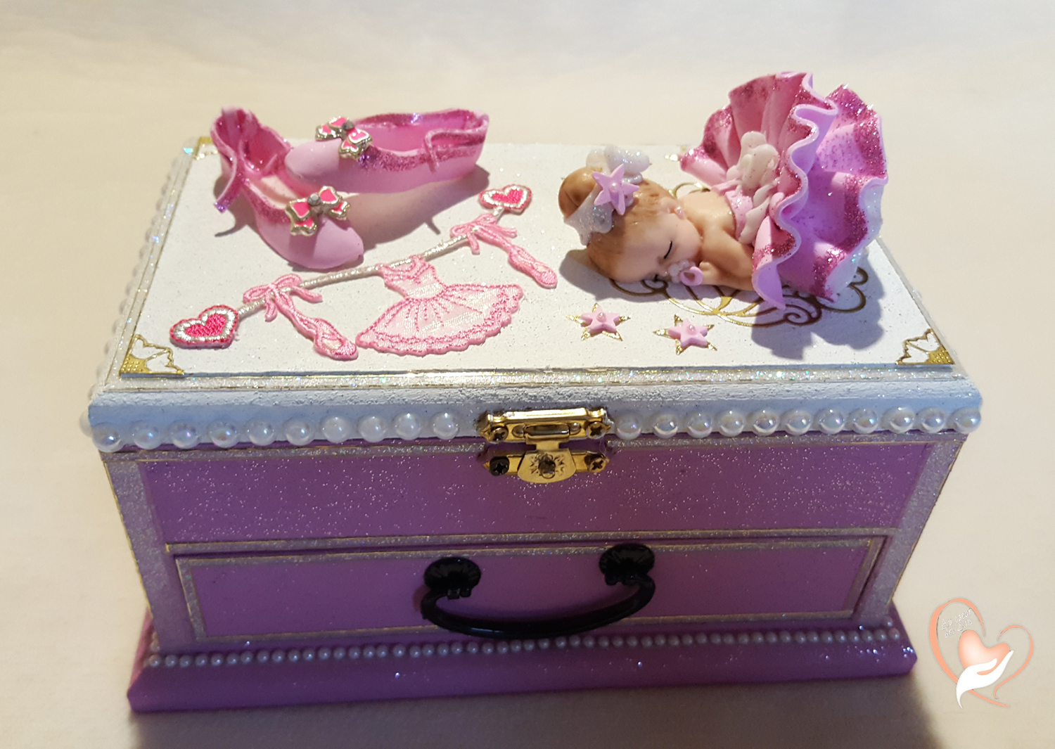 Boite A Musique Rose Bebe Fille Ballerine Au Coeur Des Arts Enfants Au Coeur Des Arts