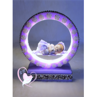 Arche lumineuse musicale bébé fille.